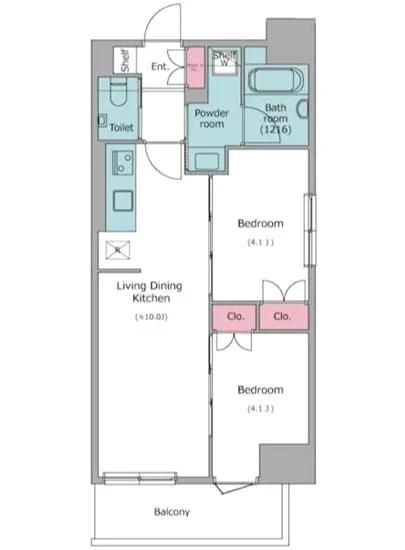 ドゥーエ入谷1 1204