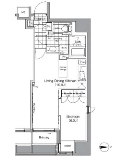 ザ・パークハビオ蔵前 505