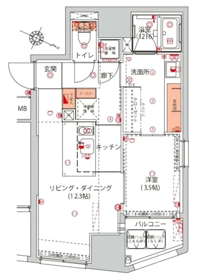 ハーモニーレジデンス千代田岩本町 301