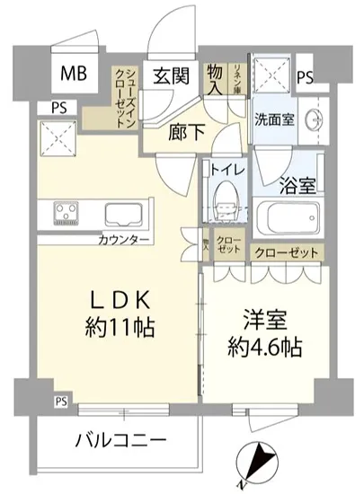 ザ・グランツ代々木参宮橋 2F