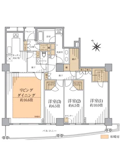 セントラルレジデンス新宿シティタワー 31F