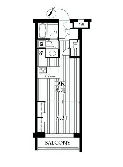 デュオ・スカーラ高輪 2F
