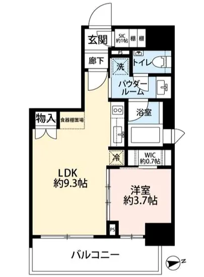 パークリュクス中野 1004