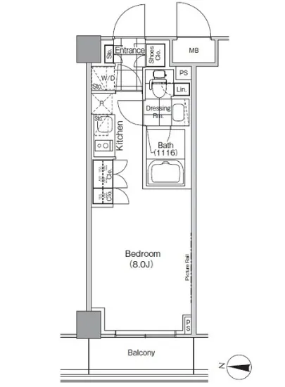 ザ・パークハビオ高円寺 211