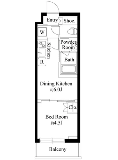 ハーモニーレジデンス新宿余丁町ザ・ガーデン 206