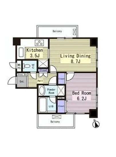 トゥール高輪 4F