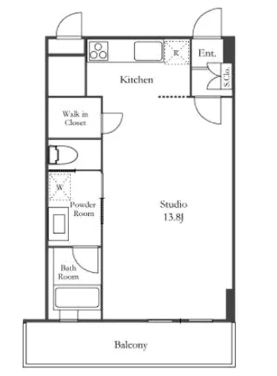秀和麻布永坂レジデンス 2F