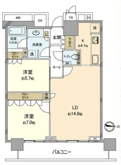 ザ・パークハウス晴海タワーズ クロノレジデンス 43F