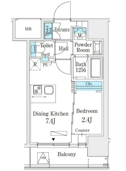ヴィークブライト湯島 402
