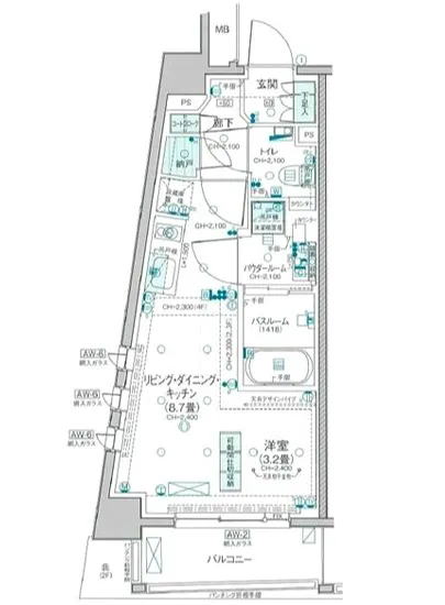 デュオステージ中野 201