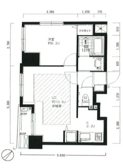 ドルチェ人形町スイート 602