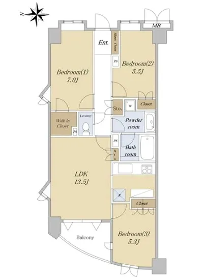 グランシティユーロレジデンス品川の杜 6F