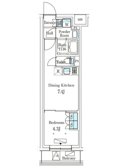 参宮橋ビューアパートメント 203