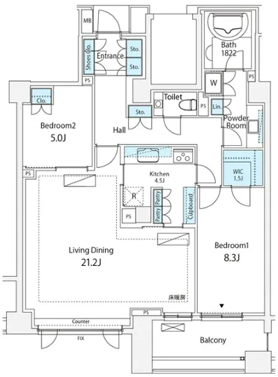 パークコート高輪ヒルトップレジデンス 212