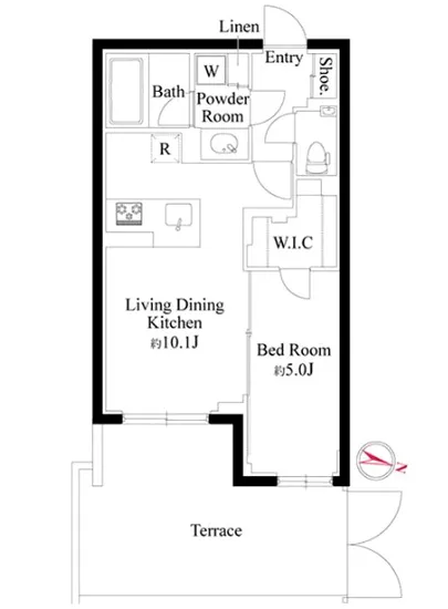 ルネサンス六本木プレミアムコートVivant 102