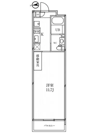 ルクレ高田馬場 104