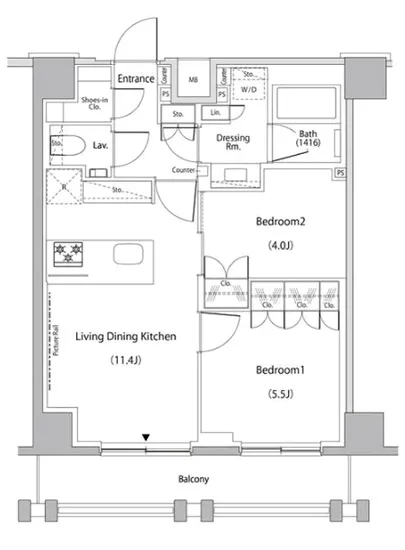 ザ・パークハビオ文京江戸川橋 1002