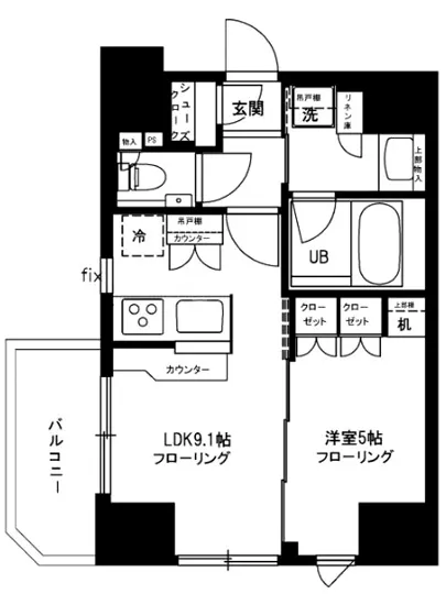 リストレジデンス蔵前 2F
