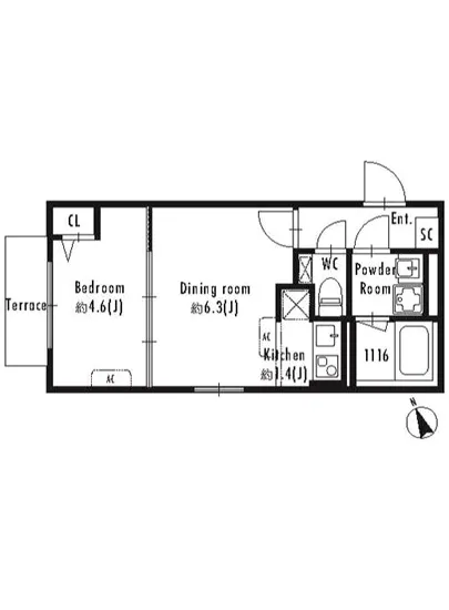 グランパセオ西新宿 204