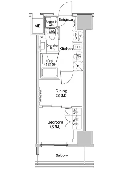 ザ・パークハビオ入谷 403