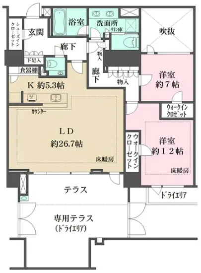 ザ・パークハウスグラン神山町 205