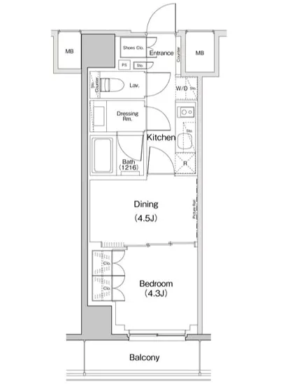 ザ・パークハビオ東長崎 802