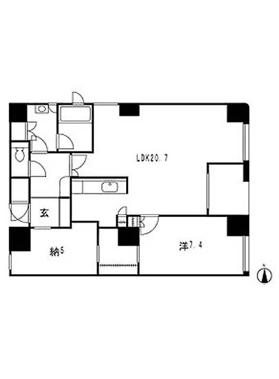 ルネパルティーレ汐留 806