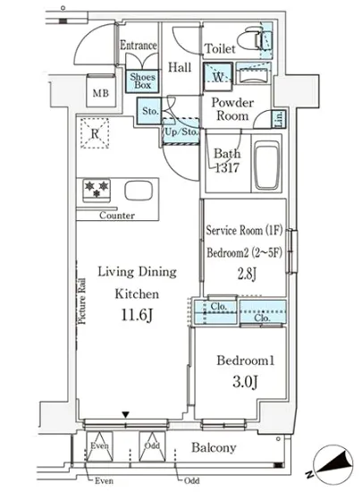 アジールコート山手動坂 209