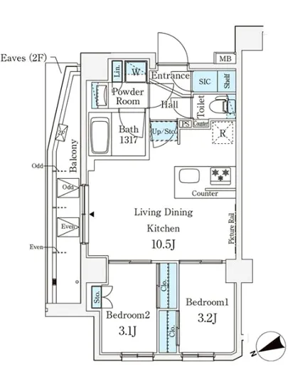 アジールコート山手動坂 701