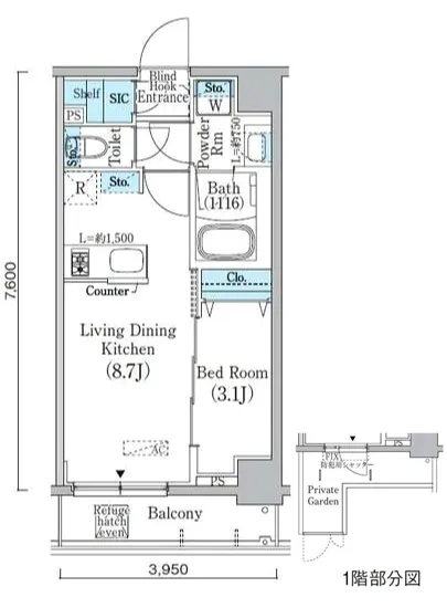 プライムブリス新宿上落合 702