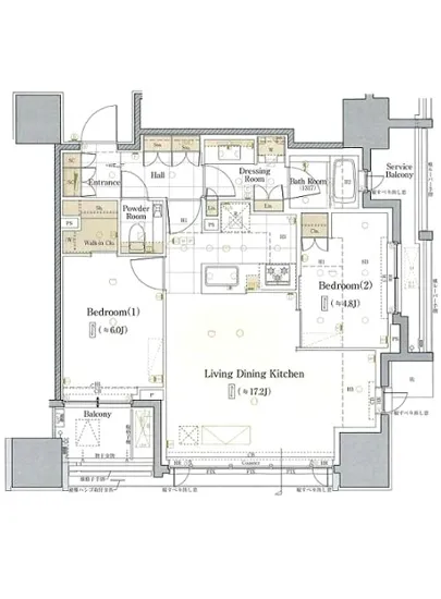 クラッシィハウス大手町ザ・スイート 2F