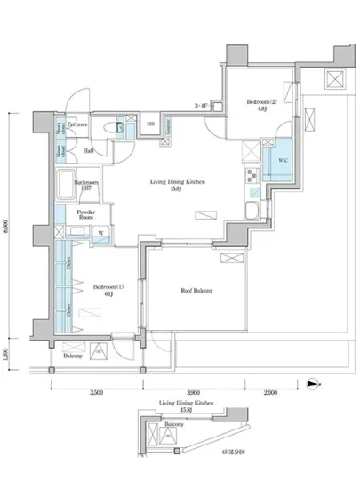 デュオフラッツ篠崎 407