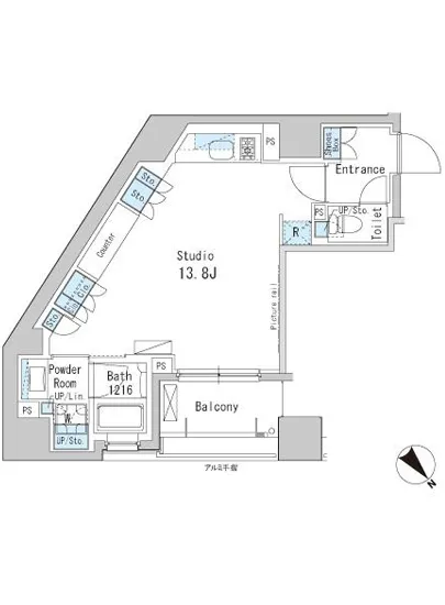 パークアクシス茅場町 1101