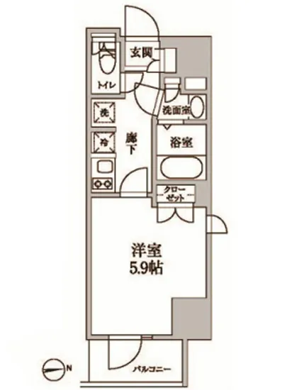 レジディア中延2 201