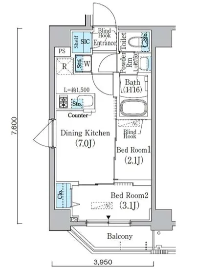 プライムブリス新宿上落合 305