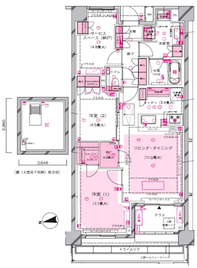 ブランズ牛込柳町 1F