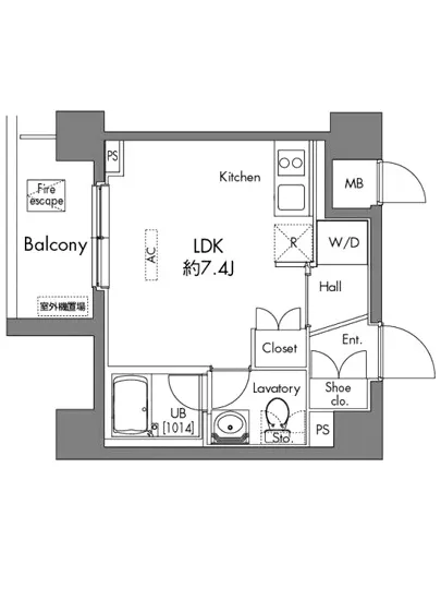 プラウドフラット早稲田 405