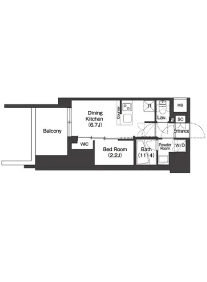 コンフォリア東大井2 101