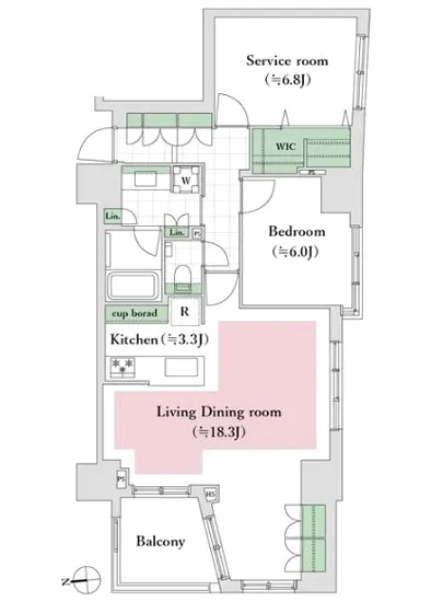 オープンレジデンシア高輪ザ・ハウス 204