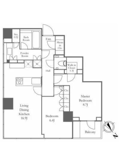 ザ・レジデンス六本木 4F