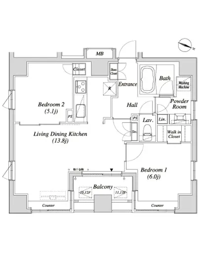 カーサスプレンディッド一番町 1301