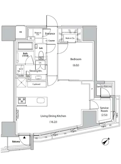 ザ・パークハビオ市ヶ谷イースト 505
