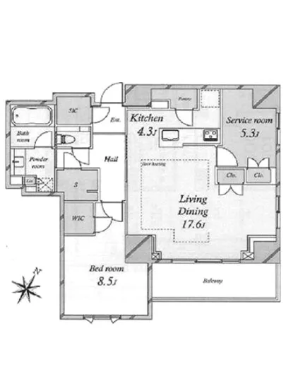 プラウド恵比寿南 4F
