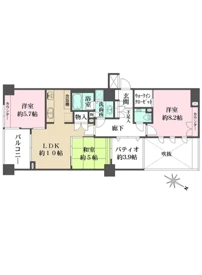 サンクタス築地 1104