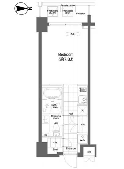 プライムアーバン目黒大橋ヒルズ 202