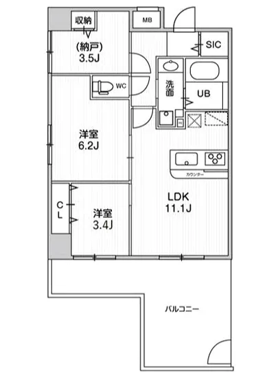 コンフォリア・リヴ志村三丁目 401