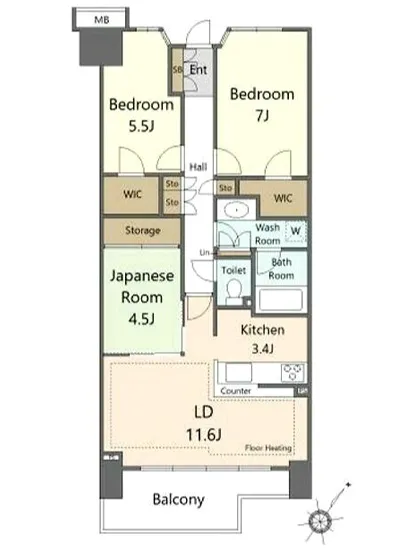 ザ・サウスキャナルレジデンス 10F