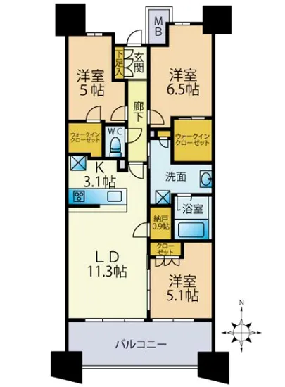 ブランズシティ品川勝島 311
