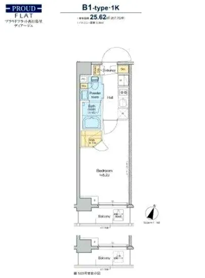 プラウドフラット西日暮里ディアージュ 503