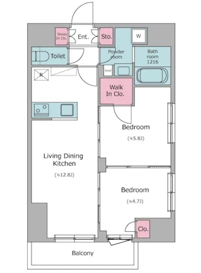 ドゥーエ入谷2 702